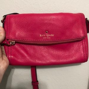 Kate Spade hot pink crossbody bag